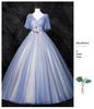 Women's A-line Ball Gown for Vocal Performances - Elegant Stage Hosting Costume