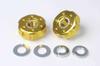 Special Parts Takekawa 06-03-0017 Drive Chain Adjustment Nut, Gold, Ducks 125, CT125, Monkey, Super Cub, Etc