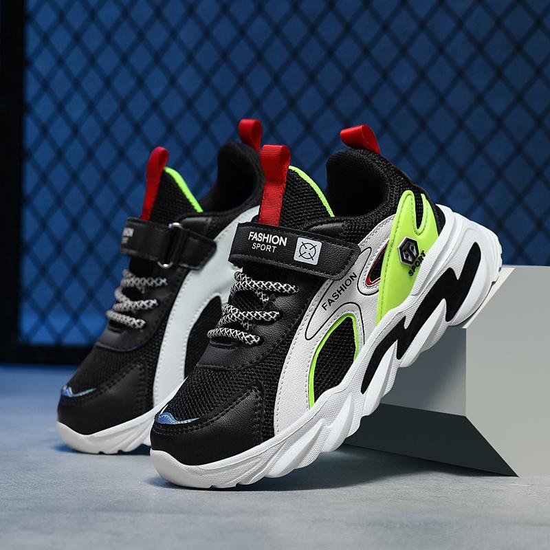 Kid's Autumn Spring Tennis Sports Shoes Boys Girls Students Casual Sneakers Trekking Trainers for Childrens
