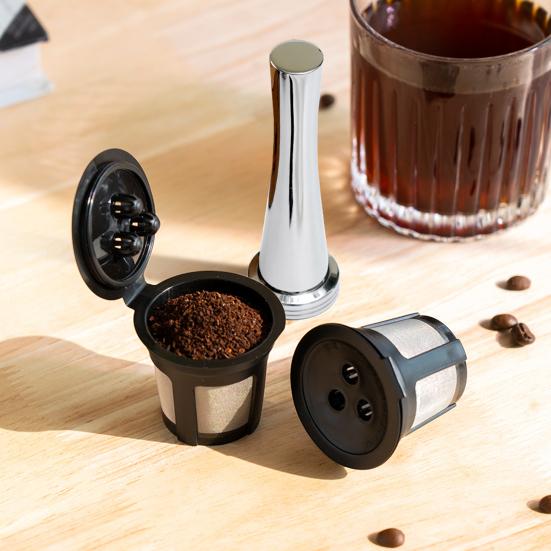 Чашка с фильтром для кофе с откидной крышкой Многоразовый пищевой съемный фильтр для кофе с мелкой сеткой для Ninja Dual Brew Pro