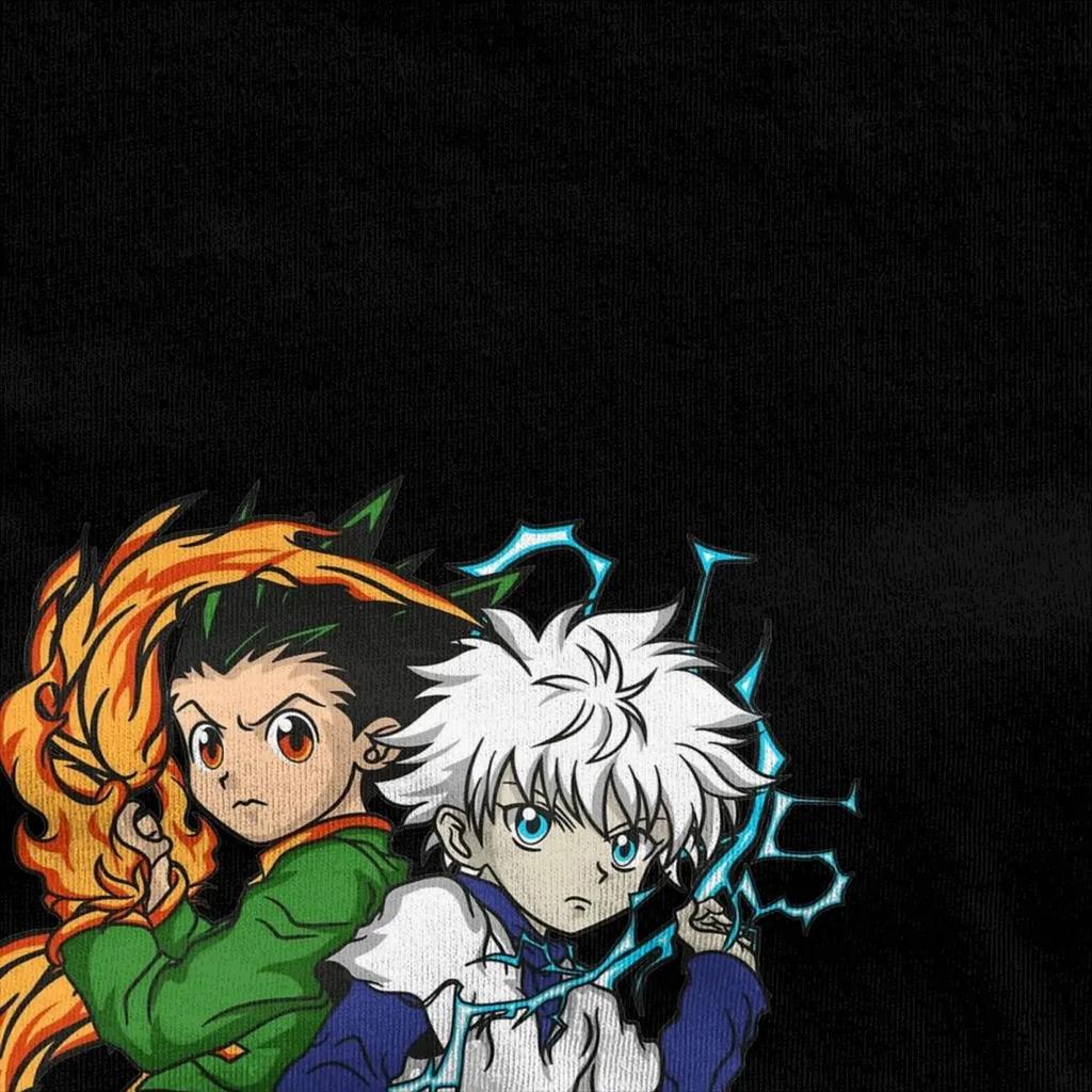 Удивительная футболка Hunter X Hunter для мужчин и женщин Gon Freecss Killua Zoldyck футболка идея для подарка одежда