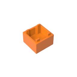 Gobricks GDS-90062 Контейнерная коробка 2x2x1 Сверху открывающийся Совместим с Строительными блоками 35700