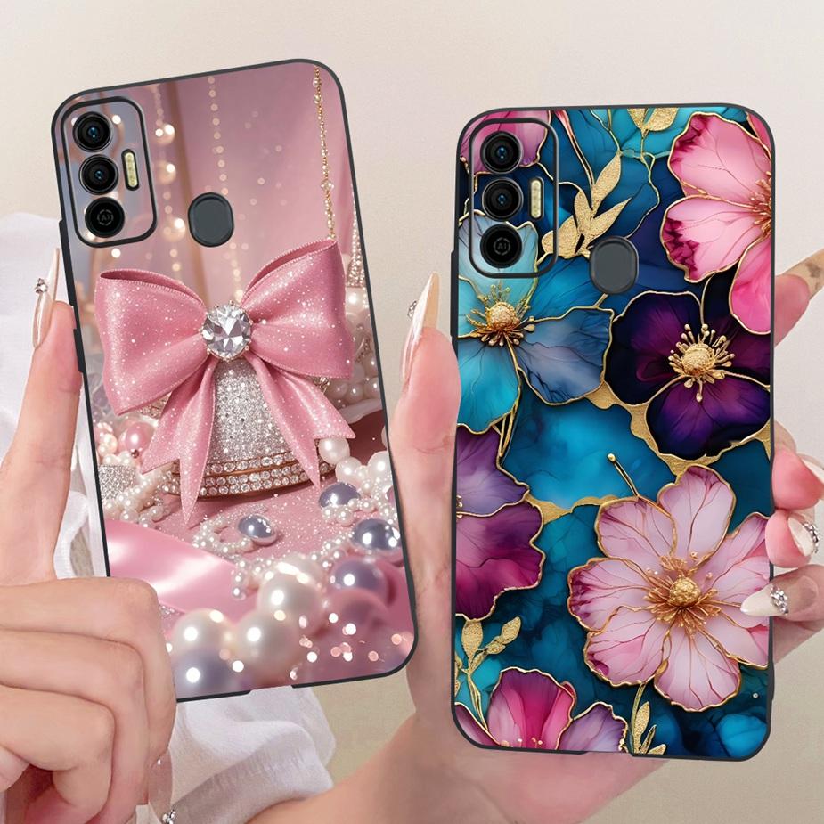 Чехол для Tecno Spark 7 Pro Чехол Spark7 T KF6p Новый Роскошный Расписной Чехол Мягкий Силиконовый Чехол Для Tecno Spark 7P 7T Spark7 Pro Funda Сумки