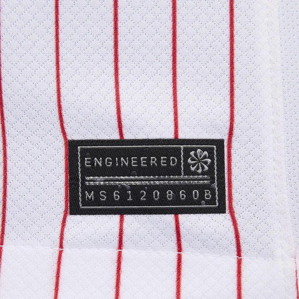 Nike Полосатый круглый вырез с логотипом и короткими рукавами, мужские футбольные майки, синие FJ4273-100