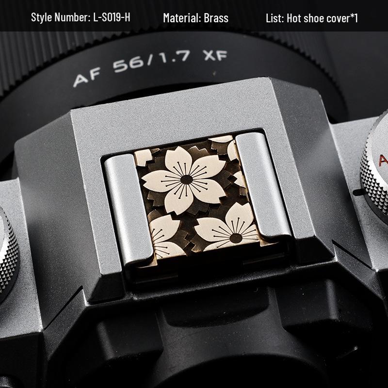 Hot Shoe Cover & Shutter Button Cap for Fujifilm XT50, X100VI, XT30 II, XM5, Nikon ZF Cameras