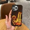 Крутой чехол для телефона Z-Zeppelin L-Led для iPhone 17, 16, 15, 14, 13, 12, 11 Plus, Pro Max, цветной, посеребренная внутренняя крышка