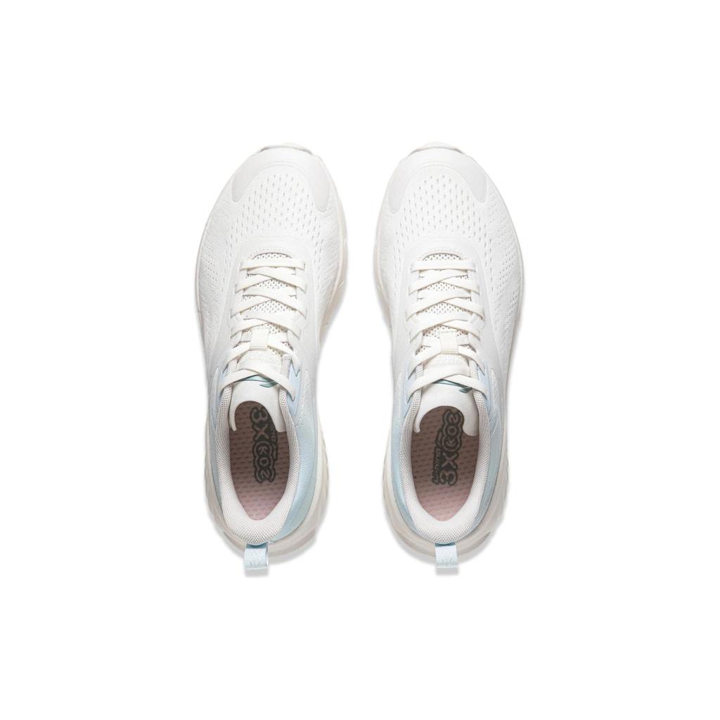 LiNing Easy Fit Flex V2 Soft Rebound Shock Absorption Durable Breathable Low Top Running Shoes Women Sneaker White Blue ARSU006-5