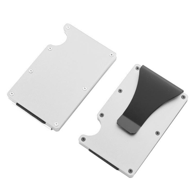 Многоцветный алюминиевый RFID-держатель для кредитных карт - Антимагнитный, Большая вместимость, Настраиваемый дизайн с лазерной гравировкой