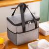 Picnic Bag Thermal Insulation Large Capacity Lunch Food Storage Bag Outside Pocket Oxford Cloth Waterproof Lunch Box Bags Tote