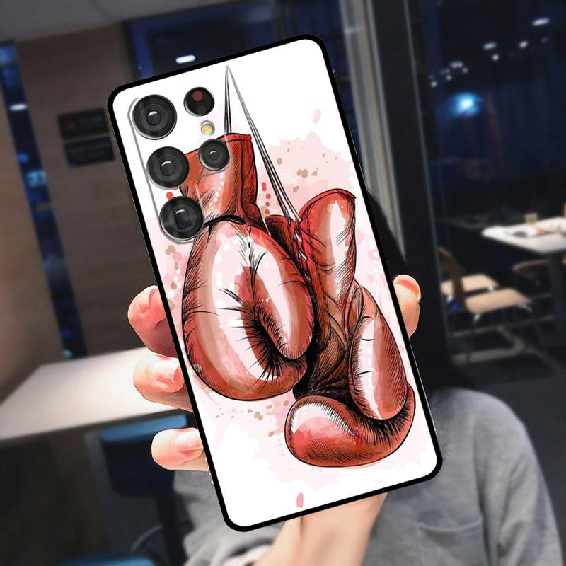 Чехол «Я люблю бокс» для Samsung Galaxy S23 S24 S25 Ultra S21 S22 S20 S9 S10 Plus S21 FE S24 FE