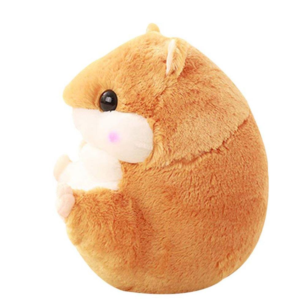 2 in 1 Cartoon Hamster Cushion Blanket Set Cute Plush Stuffed Throw Pillow with Blanket Toy Home Office