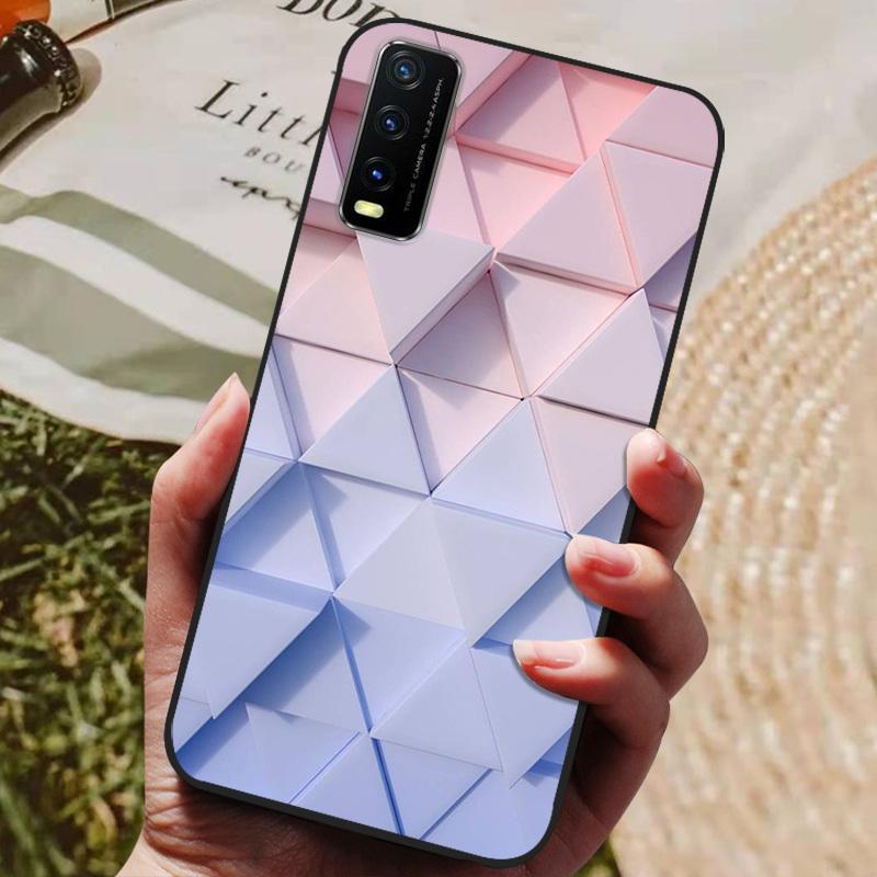 Чехол для Vivo Y11S Силиконовый Мягкий ТПУ Чехол для Телефона Для Vivo Y12s V2027 Чехол Мультяшный Чехол Защитный Бампер Для Vivo V2032 Y11s