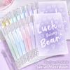 Gradient Color Binder Notebook Detachable Notepad Durable Loose-leaf Notebook  Studnets