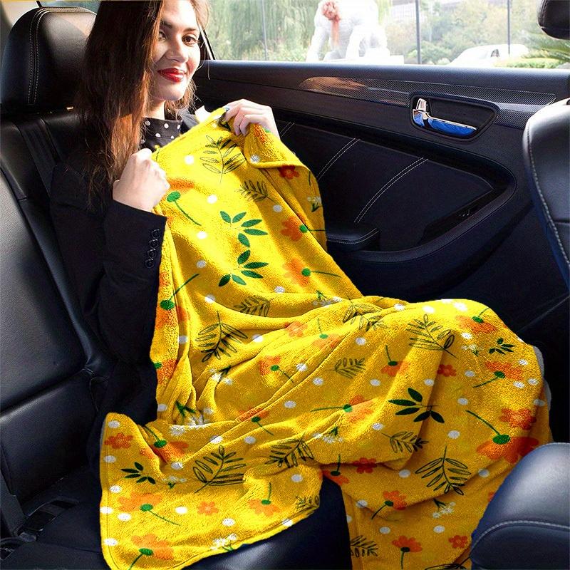1pc. Floral Patterned Blanket - Perfect for Home, Office, Outdoor Use, Gift Idea, Suitable for All Seasonsz041742
