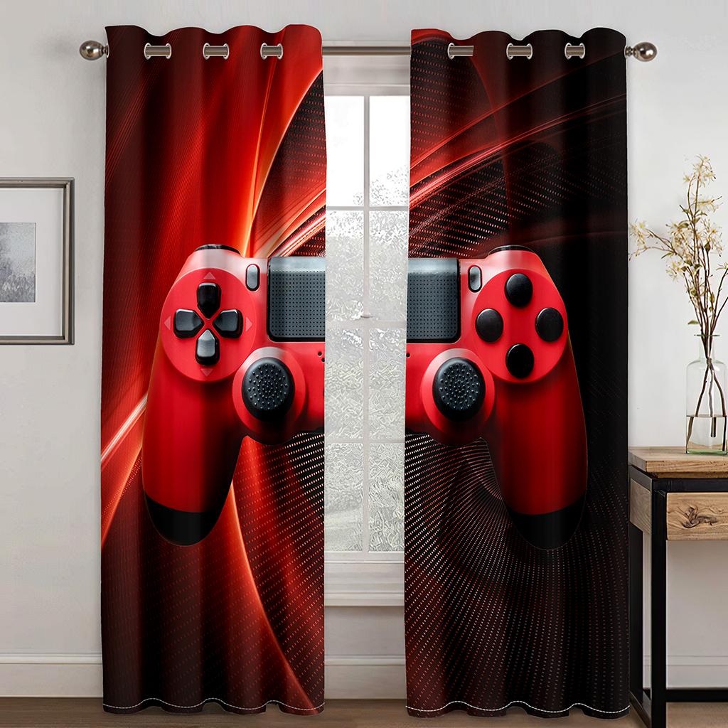 3D игровые шторы для гостиной тонкие полиэстеровые шторы занавески для окон ткань для спальни аксессуары декор