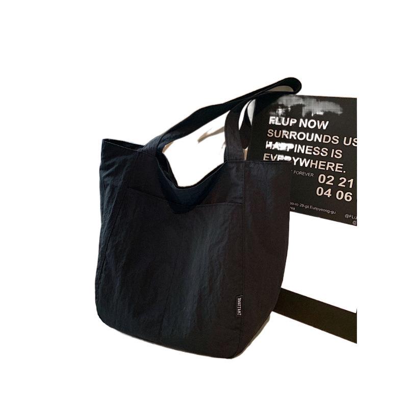 Японская водонепроницаемая нейлоновая повседневная женская сумка-тоут для весны/лета – Большая вместимость, стильная сумка на одно плечо