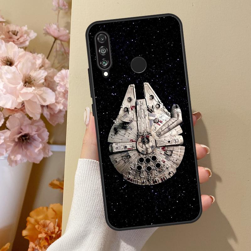 Арт 'Космический корабль' для чехла Huawei Nova 12i 8i 11i 12s 9 10 SE Y60 Y70 Y90 Y72 Y73 Y61 Y91 P60 Pro P30 P40 Lite