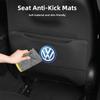 ear1 Car Anti-kick Pad Auto Seat Back Organizer Storage Bag For VW Golf Jetta Passat mk4 mk5 mk6 CC Golf 5 7 Tiguan Scirocco Sagitar