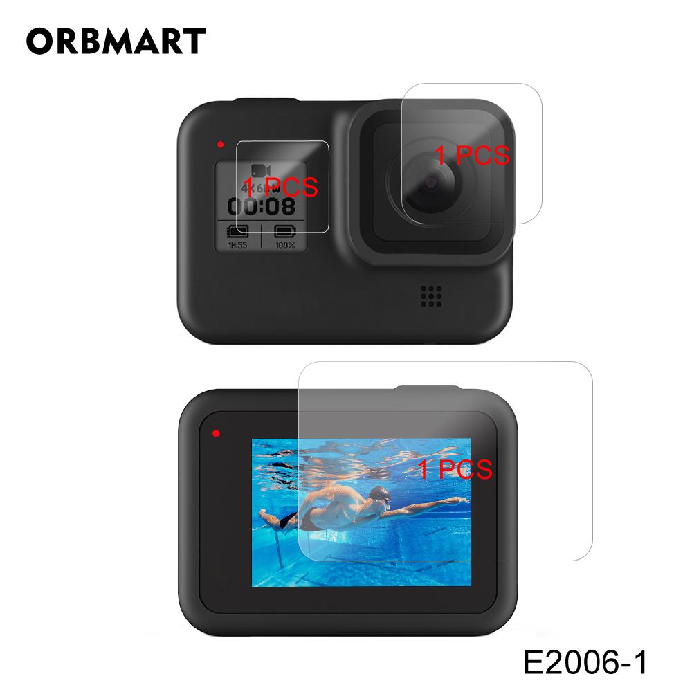 Защитная пленка из закаленного стекла для GoPro Hero 8, черная защитная пленка для объектива для Gopro8 Go pro 8, аксессуары для камеры