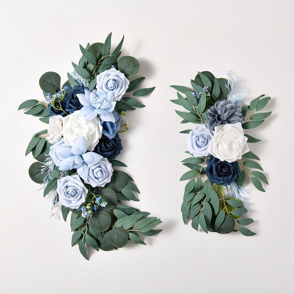 Wedding Decorations Fake Floral Rose Ceremony Flower Wreath Arch Flowers Kit Wedding Party
