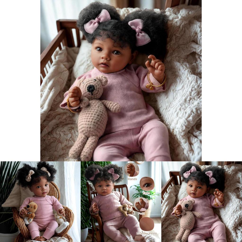 Силиконовая кукла с тканевым телом для коллекционеров и любителей реборн