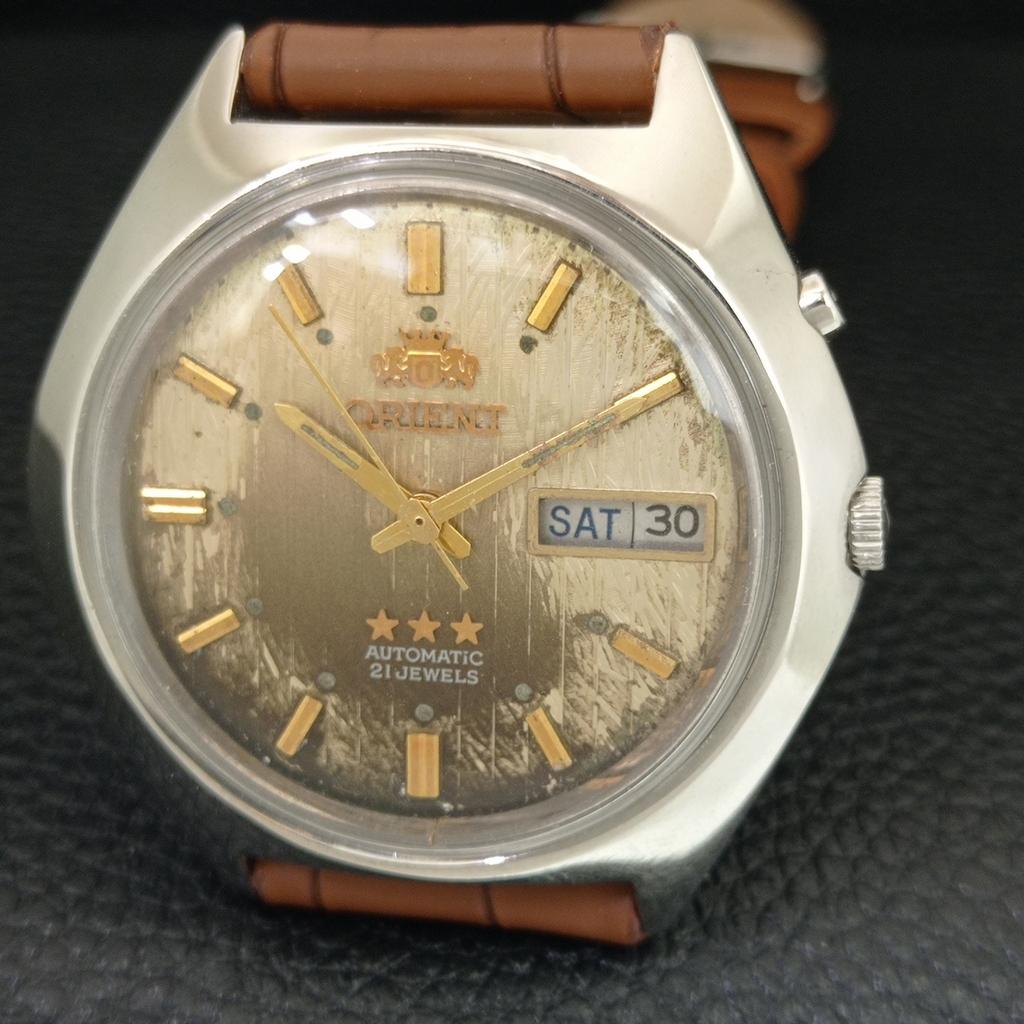 ЯПОНСКИЕ ВИНТАЖНЫЕ АВТОМАТИЧЕСКИЕ ЧАСЫ ORIENT 46941 МУЖСКИЕ ОРИГИНАЛЬНЫЙ ЦИФЕРБЛАТ a704894-1