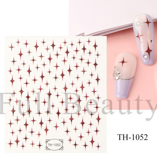 New nail art stickers ins European and American Halloween Dark Spider Ghost Thin Tough Adhesive Nail Stickers