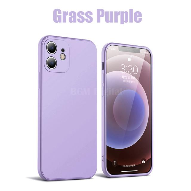 Официальный квадратный жидкий силиконовый чехол для Iphone 12 13 11 Pro Max Mini Xs X Xr 7 8 Plus Se 2, оригинальный тонкий мягкий чехол Candy Coque