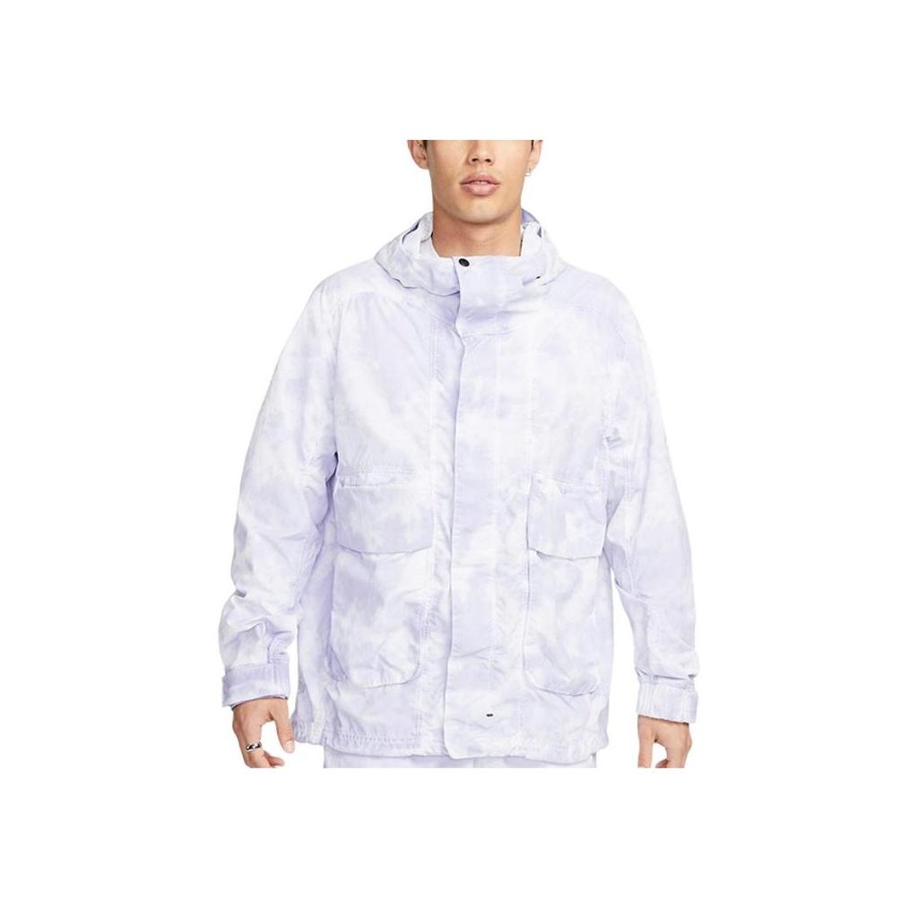 Nike Тканая куртка с капюшоном Sportswear Tech Pack (Азия) Indigo Haze Мужская уличная одежда DX0218-519