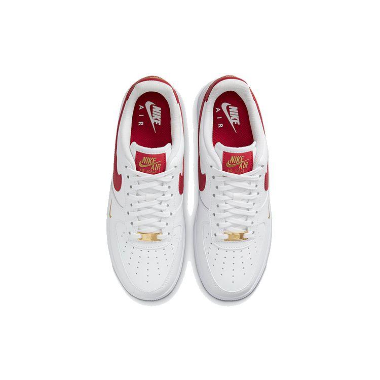 Nike Air Force 1 Essential Low Белые красные женские кроссовки CZ0270-104