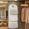 1pc Three-Tier Hanging Underwear, Socks & Bra Mesh Storage Bag - Transparent Pocket Design, Wall-Mounted Organizer for Dorms