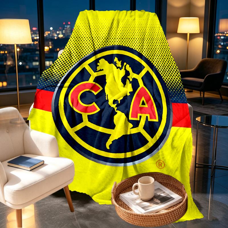 Club America Print Blanket - Soft & Comfortable, for Bedroom, Travel, Sofa, Home Decoration - Birthday Christmas Gift for Friend