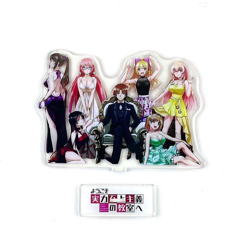 Youkoso Jitsuryoku Shijou Shugi no Kyoushitsu e Ayanokouji Kiyotaka Horikita Suzune аниме акриловая подставка игрушка-фигурка