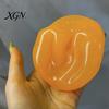 Office Stress Reliever Green Grape Squeeze Toy Anxiety Relief DIY Shapeable Coconut Oil Ball Portable Soft Stretchy Moldable Transparent