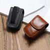 Portable PU Leather Belt Wearable Storage Box Folding Glasses Glasses Case