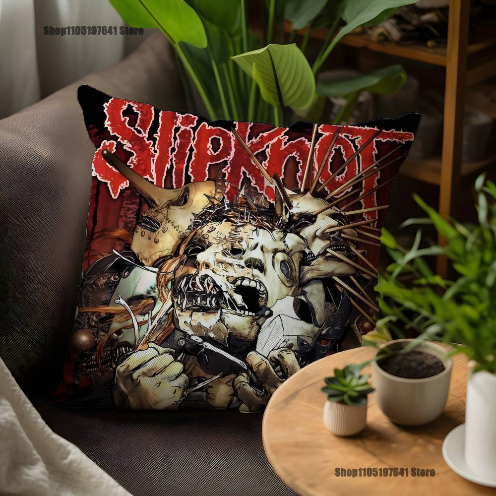 P-Психосоциальная Группа S-SlipknotS Наволочка Для Декора Дивана Автомобиля Офиса Комнаты Печатная Наволочка Декорации и Защита