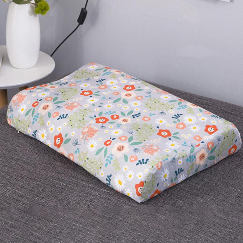 40*60 см наволочка из хлопкового латекса с застежкой-молнией, наволочка из саржи с принтом, удобная наволочка из латекса с эффектом памяти для сна в спальне