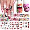 Наклейки на ногти 3D для оригинального маникюра и педикюра, 1 лист 10/25 шт.Широкий выбор рисунков