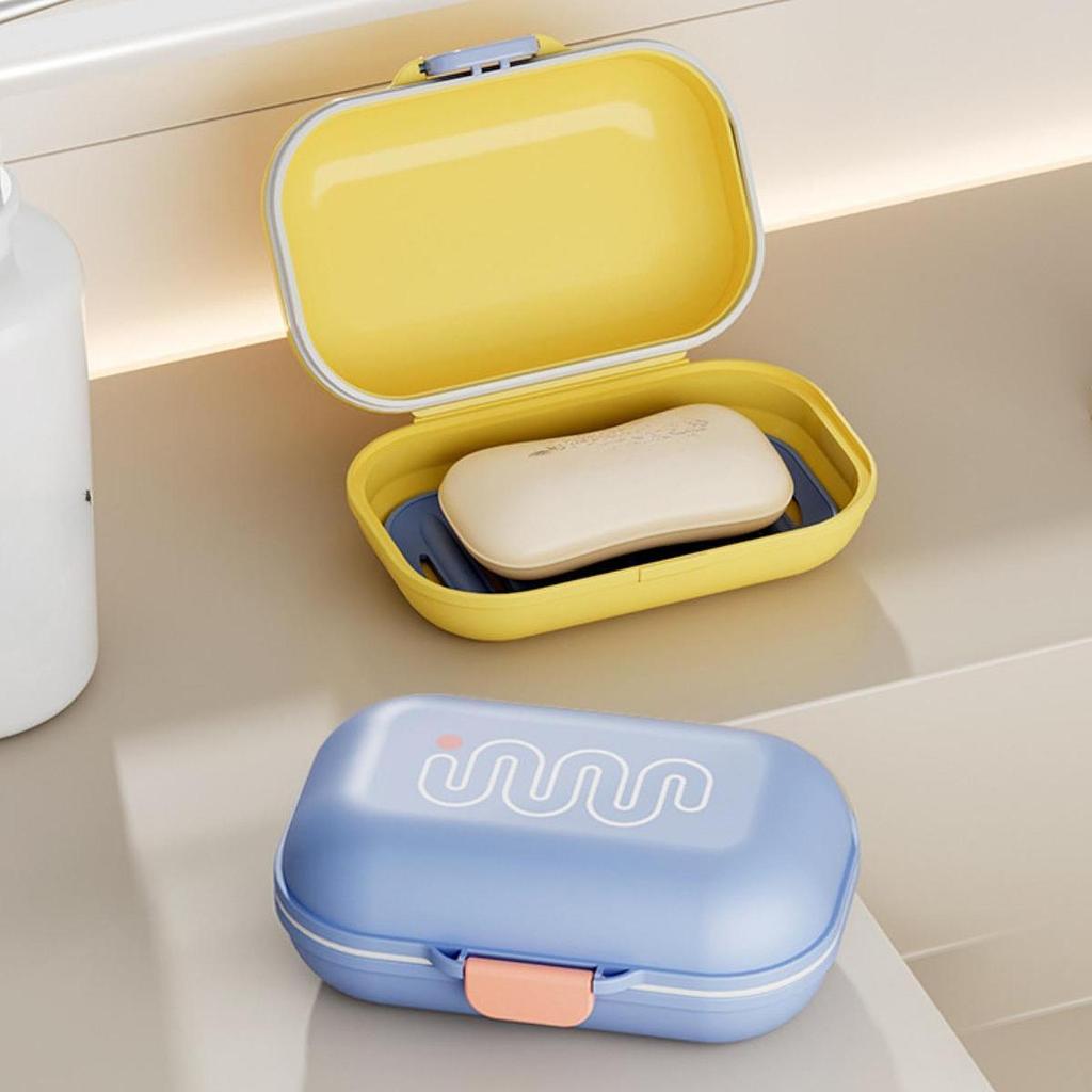 Крышка Мыльница для Путешествий, Контейнер для Хранения, Контейнер для Мыла для Ванной