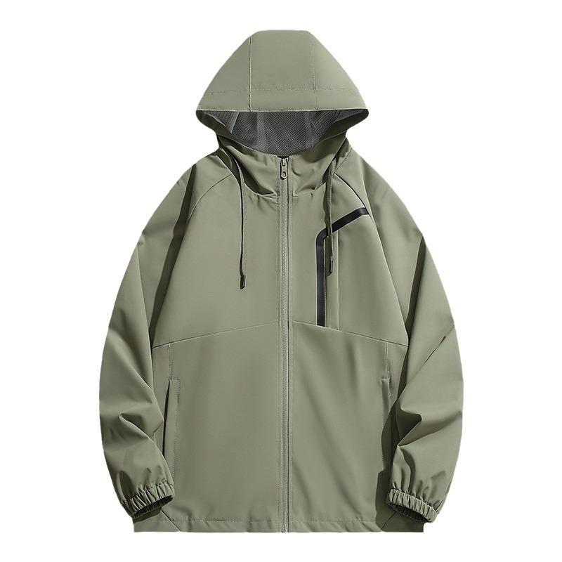 Осенняя новая повседневная куртка с капюшоном, мужская трендовая модная повседневная универсальная куртка, ветрозащитная куртка для мужчин