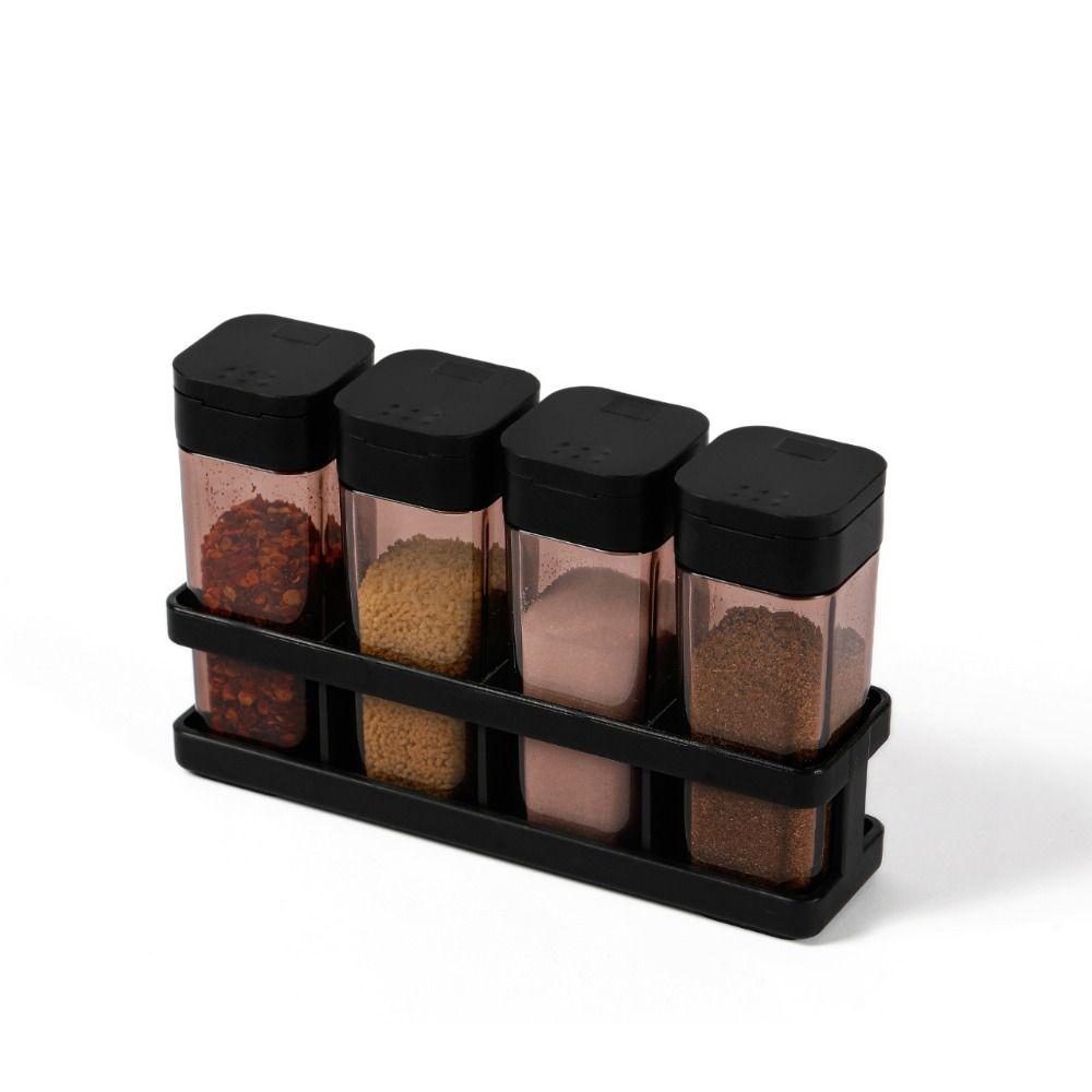 Набор из 8 влагозащищенных банок для специй, герметичные банки для приправ, набор для организации дома