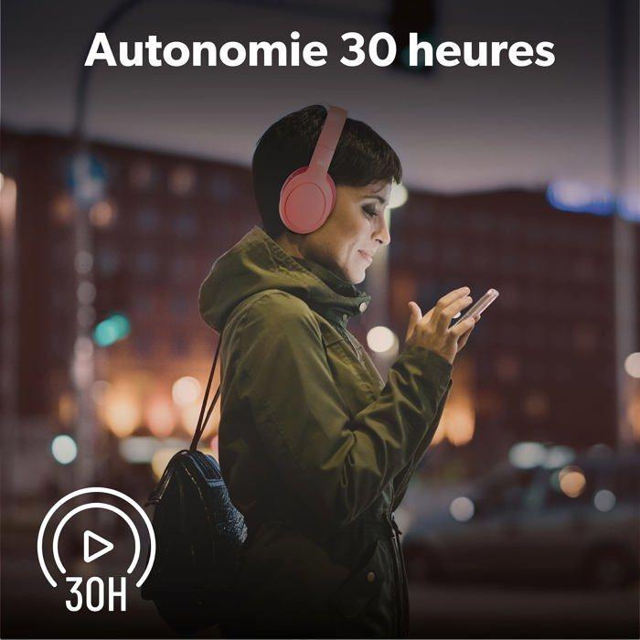 Casque Bluetooth - TONALITY - Circum-aural - Rose - Confort Optimal - Sans Fil