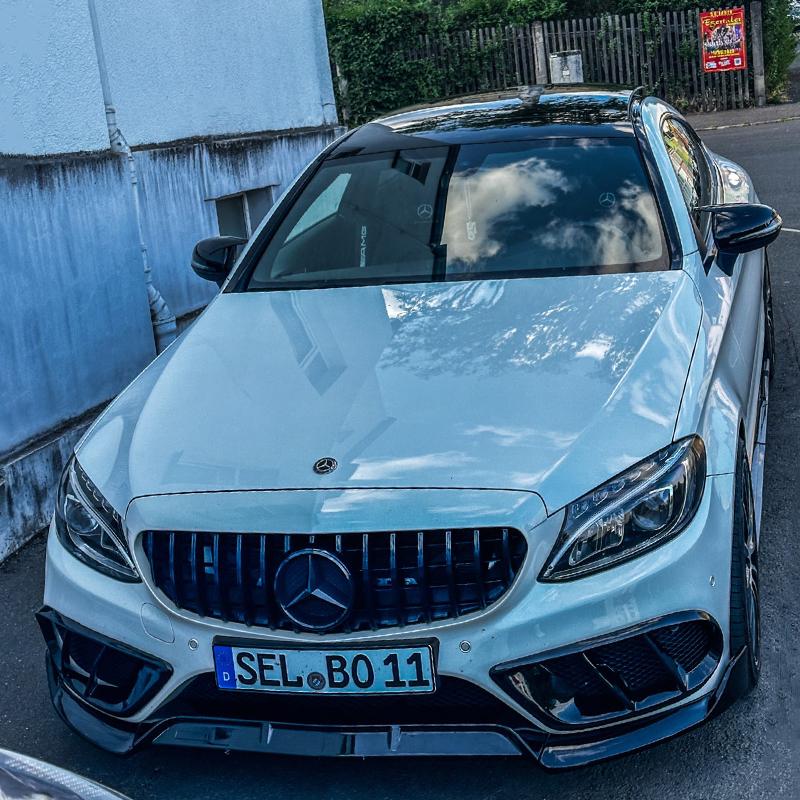 For Mercedes Benz C GLC S E Class W205 X253 W222 W213 W238 Replacement Carbon Black Side Rearview Mirror Cover Caps Shell LHD