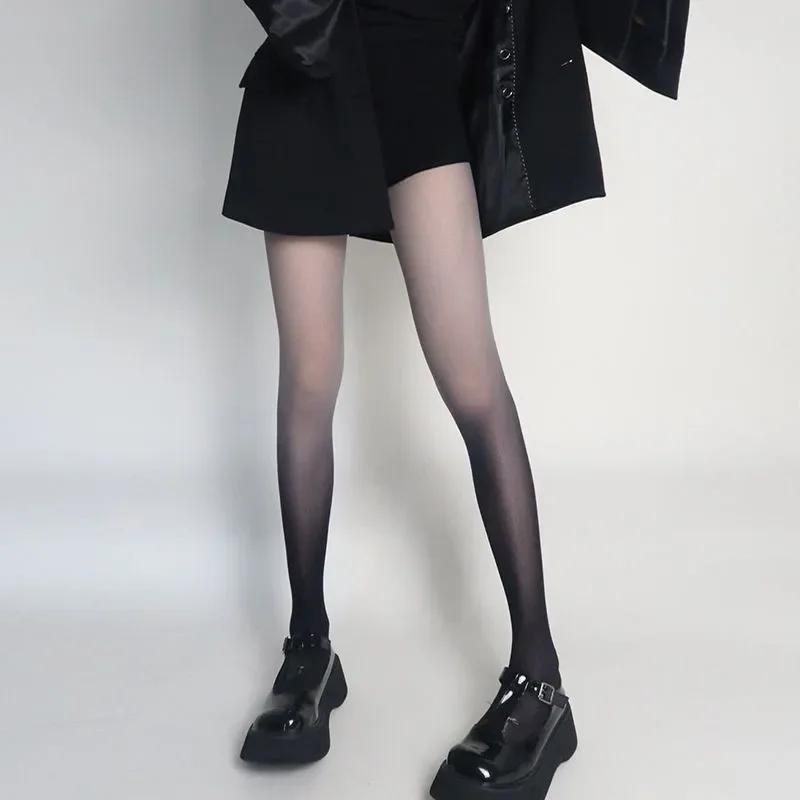 Летние тонкие модные колготки градиентного цвета для JK-девушек, женские колготки конфетных цветов, милые колготки, чулки Лолиты, женские