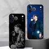 Чехол для телефона R-Rapper Quevedo для iPhone 17,16,15,14,13,12,11 Plus,Pro Max,XS, Мягкий силиконовый черный чехол
