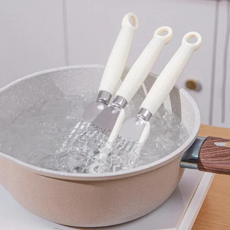 Лопатка для рыбы из нержавеющей стали, силиконовая ручка, лопатка для стейков, блинов, омлетов, антипригарное покрытие, полая лопатка для кастрюль, кухонный инструмент для приготовления пищи