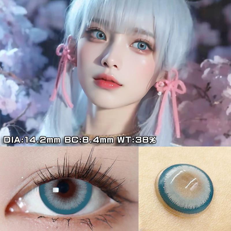 Градуированные цветные контактные линзы JeweLens 2 шт. Аниме Косплей