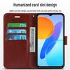 Чехол для Huawei Enjoy 70X и iPhone 7 Pro Max - Кожаная книжка с узором Crazy Horse