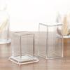 Useful Square Toothpick Cotton Swab Storage Boxes Transparent Toothpick Box Thickened Acrylic Home Living Room Tooth Pick Holder