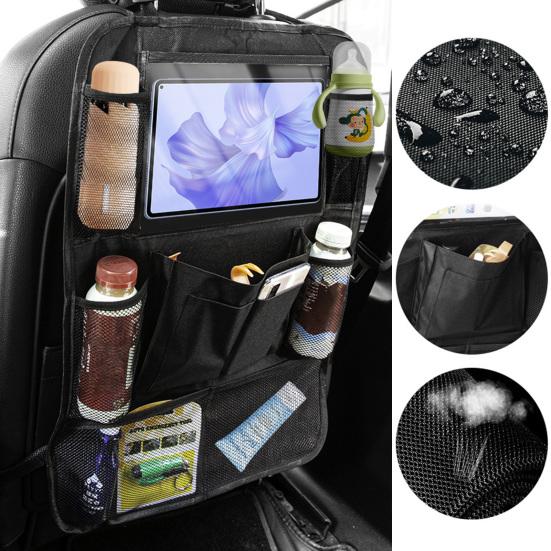 Автомобильный органайзер большой емкости на заднем сиденье с несколькими карманами, детские закуски, игрушки, сумка для хранения на спинке автомобильного сиденья, дорожные аксессуары